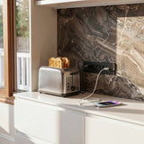 Pantry Cabinet with Built-In Power Outlet