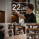 Modular Display Cabinet Set with Drawers-Brown