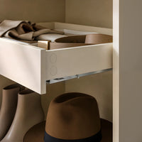 Vestia 4-Door Wardrobe Closet with Drawers