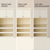 Vestia 4-Door Wardrobe Closet with Drawers