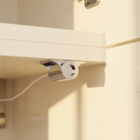 Vestia 4-Door Wardrobe Closet with Pants Rack