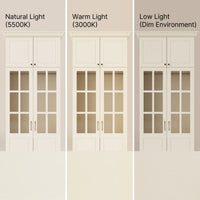 Vestia 4-Door Wardrobe Closet with Pants Rack