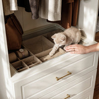 Vestia 2-Door Wardrobe Closet with 3 Drawers