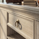 Jewelry Island with Drawers and Storage-Natural
