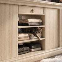 Jewelry Island with Drawers and Storage-Natural