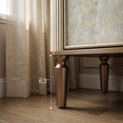 Nacre 5-Drawer Chest with Marble-Style Top