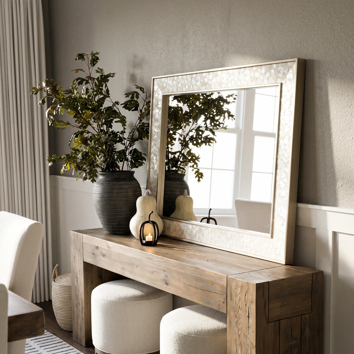 Nacre Wall Mirror