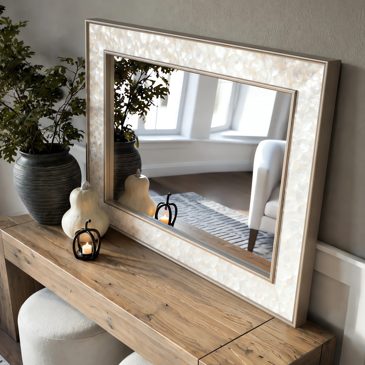 Nacre Wall Mirror