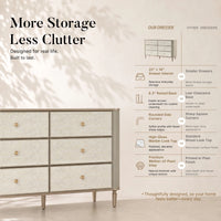 Nacre 6-Drawer Dresser