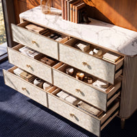Nacre 6-Drawer Dresser