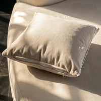 Freya Curved Sofa-White