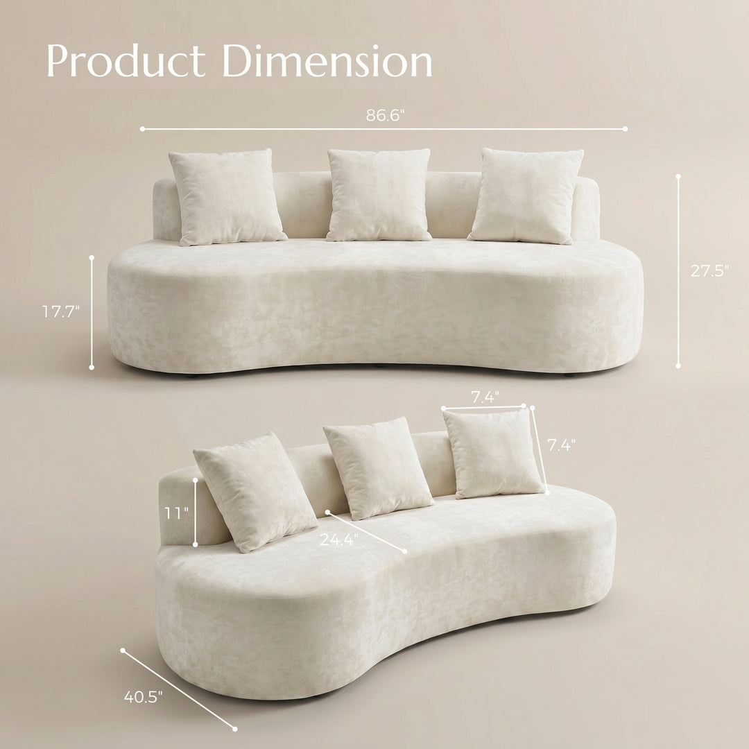 Freya Curved Sofa