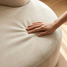 Freya Curved Sofa-White