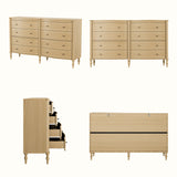 Curva 8-Drawer Double Dresser-Natural