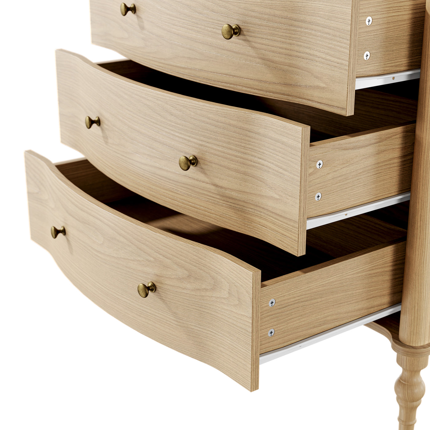 Curva 3-Drawer Nightstand