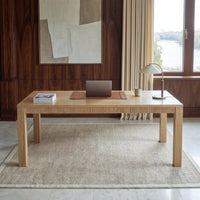 Wave Edge Solid Wood Desk