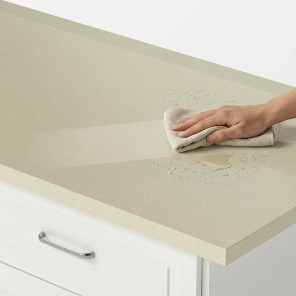 Modern Kitchen Island with Built-In Power Outlet and Dual-Level Tabletop