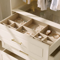 Vestia 2-Door Wardrobe Closet with 3 Drawers