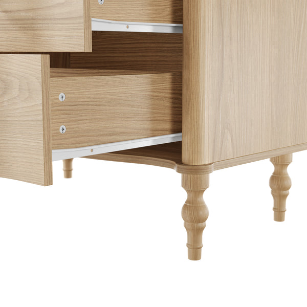 Curva 3-Drawer Nightstand