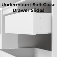 Pantry Cabinet with Rolling Storage Cart