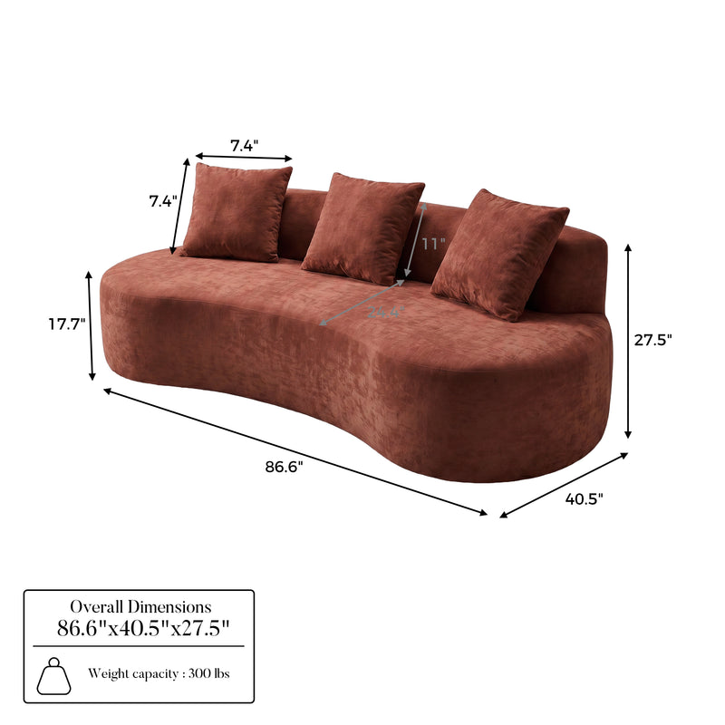 Freya Curved Sofa