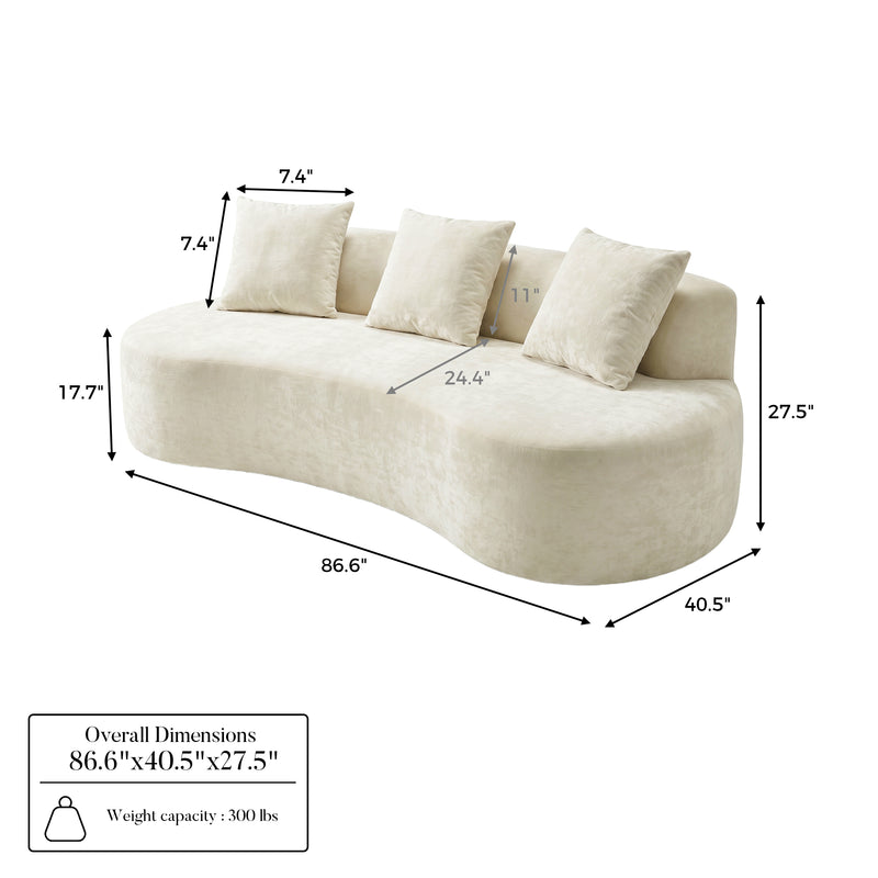 Freya Curved Sofa