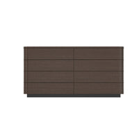Orbis Soft Curve 8-Drawer Dresser – Black Walnut