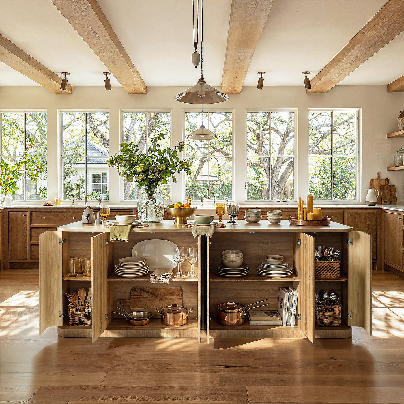 Orbis Contour Form Kitchen Island