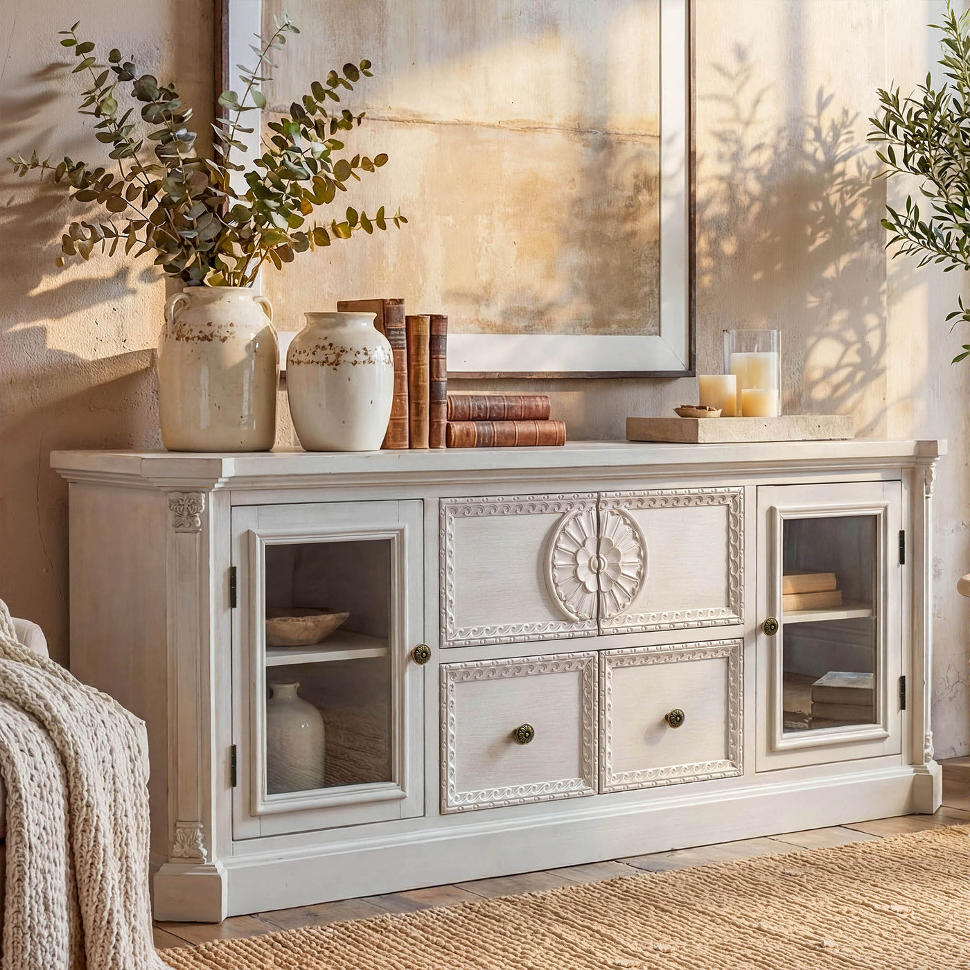 Relievo Panel TV Console